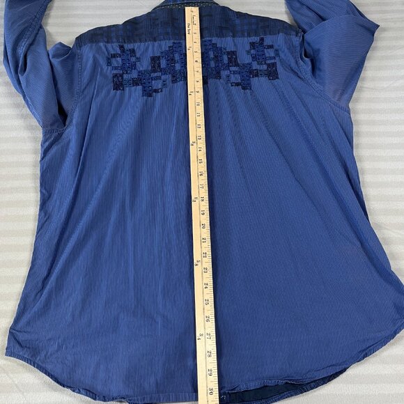 Robert Graham Shirt Mens XL Limited Edition Embroidered Button Up Long Sleeve - Picture 15 of 16